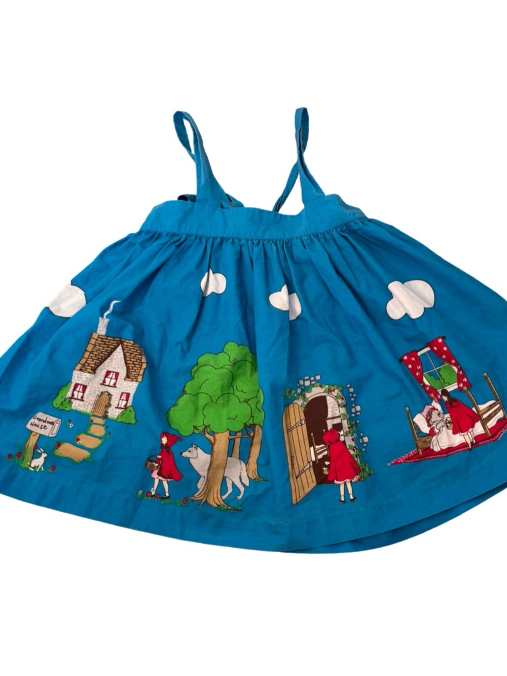 Eleanor Rose Little Red Sydney Suspender Skirt Girls Estimated Size 4/5 - Picture 3 of 8